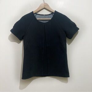 Lululemon Go Keepsake Shirt Scuba Shortsleeve Shirt Size 8 Black